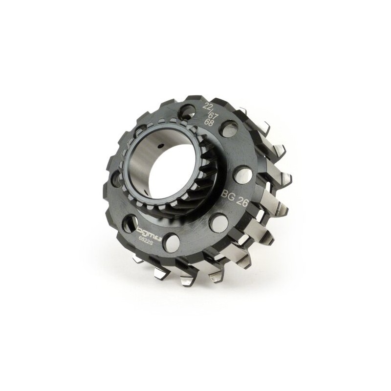 Piñón Campana Interior Embrague BGM PRO Cosa 2 22 Dientes Helicoidales Para Corona 67/68 Dientes, Vespa PX Disco, Cosa 2