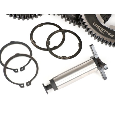 Piñones Caja de Cambio BGM PRO 1ª, 2ª, 3ª y 4ª Velocidad 57-42-38-35 Vespa PX Disco 200, TX, IRIS 200