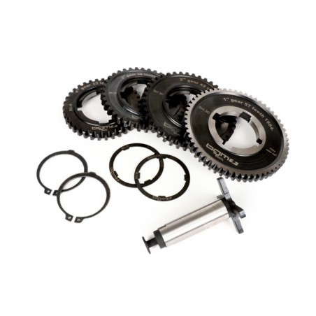 Piñones Caja de Cambio BGM PRO 1ª, 2ª, 3ª y 4ª Velocidad 57-42-38-35 Vespa PX Disco 200, TX, IRIS 200