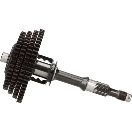 Eje Rueda Trasera con Piñones Caja de Cambio BGM PRO 1ª, 2ª, 3ª y 4ª Velocidad 58-54-50-46 Vespa PKS, PK XL, FL