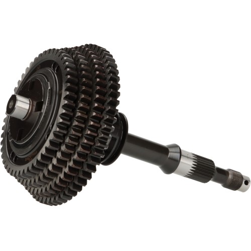 Eje Rueda Trasera con Piñones Caja de Cambio BGM PRO 1ª, 2ª, 3ª y 4ª Velocidad 58-54-50-46 Vespa PKS, PK XL, FL