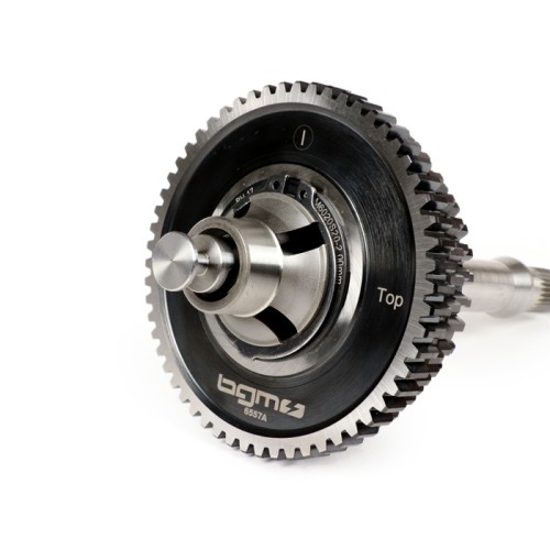 Eje Rueda Trasera con Piñones Caja de Cambio BGM PRO 1ª, 2ª, 3ª y 4ª Velocidad 57-42-38-35 Vespa DN, DS