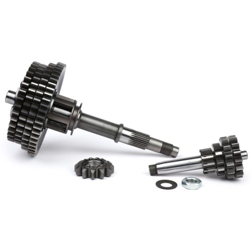 Eje Rueda Trasera Caja de Cambio Completa BENELLI BULL 6 DRAG Desarrollo Transmisión Velocidad 11-55, 12-40, 14-37, 15-36 Vespa