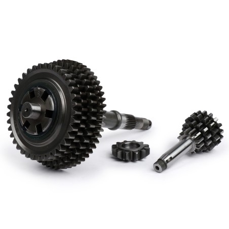 Eje Rueda Trasera Caja de Cambio Completa BENELLI BULL 6 TUNING Desarrollo Velocidad 12-55, 13-42, 15-38, 17-37 Vespa