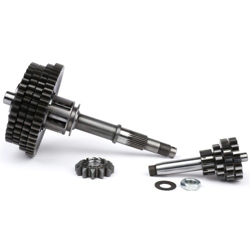 Eje Rueda Trasera Caja de Cambio Completa BENELLI BULL 6 TUNING Desarrollo Velocidad 12-55, 13-42, 15-38, 17-37 Vespa