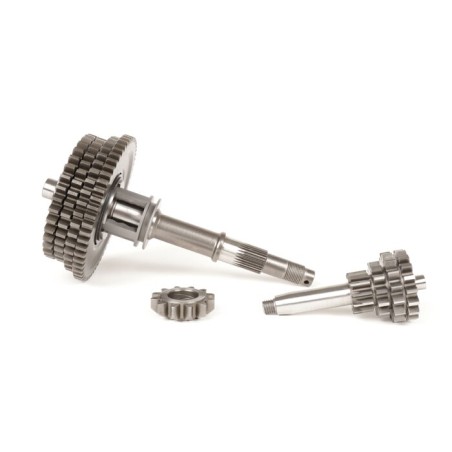 Eje Rueda Trasera Caja de Cambio Completa BENELLI BULL Desarrollo Transmisión Velocidad 12-58, 13-42, 15-38, 17-37 Vespa