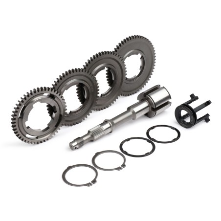 Eje Rueda Trasera Caja de Cambio BENELLI SPORT (4ª Corta) Desarrollo Transmisión Velocidad 10-58, 14-54, 18-50, 22-48 Vespa