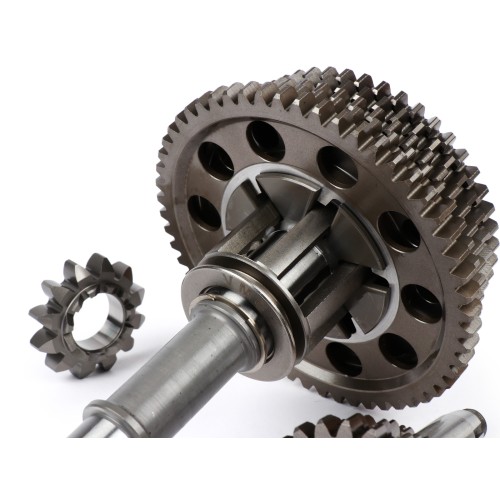 Eje Rueda Trasera Caja de Cambio Completa VMC RACING 5 Velocidades Desarrollo 11-56, 15-53, 18-50, 20-47, 22-46 Vespa