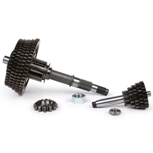 Eje Rueda Trasera Caja de Cambio Completa VMC RACING 5 Velocidades Desarrollo 11-56, 15-53, 18-50, 20-47, 22-46 Vespa