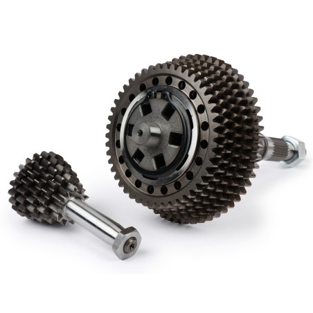 Eje Rueda Trasera Caja de Cambio Completa VMC RACING 5 Velocidades Desarrollo 11-56, 15-53, 18-50, 20-47, 22-46 Vespa