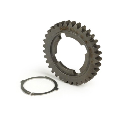 Piñón 4ª Velocidad 33 Dientes (Extra larga) DRT Caja de cambios Vespa DS, DN, PX Disco, IRIS, TX, T5, Cosa