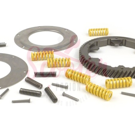 Corona Transmisión Primario DRT 65 Dientes Helicoidales Para Piñón Embrague 21-22-23-24 Dientes Vespa DN, IRIS, TX, T5, PX Disco