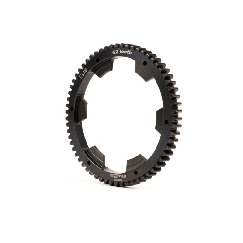 Corona Transmisión Primario BGM PRO 62 Dientes Rectos Para Piñón Embrague 23-24-25 Dientes Vespa 125N, 125S, 150s, 150 Sprint