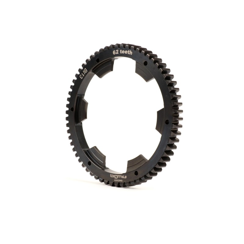 Corona Transmisión Primario BGM PRO 62 Dientes Rectos Para Piñón Embrague 23-24-25 Dientes Vespa 125N, 125S, 150s, 150 Sprint