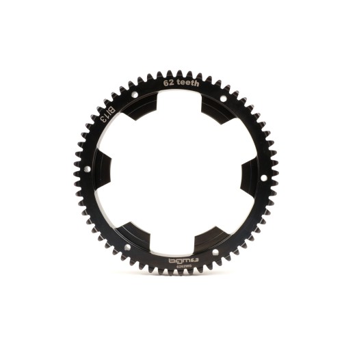 Corona Transmisión Primario BGM PRO 62 Dientes Rectos Para Piñón Embrague 23-24-25 Dientes Vespa 125N, 125S, 150s, 150 Sprint