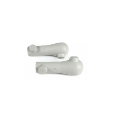 Calzas goma gris tacos caballete, Vespa 150s, 150 GS, 150 Sprint, 160, 125L