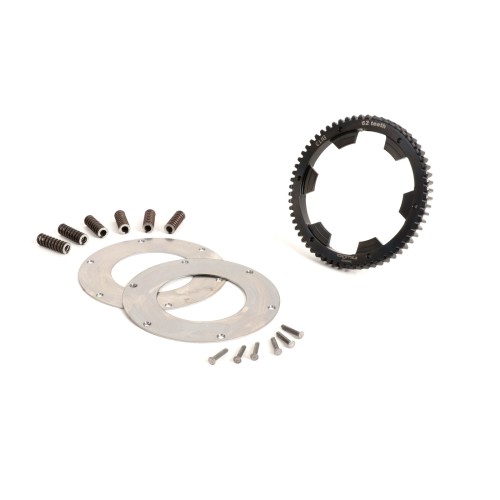 Corona Transmisión Primario Kit BGM PRO 62 Dientes Rectos Para Piñón Embrague 23-24-25 Dientes Vespa 125N, 125S, 150s, Sprint