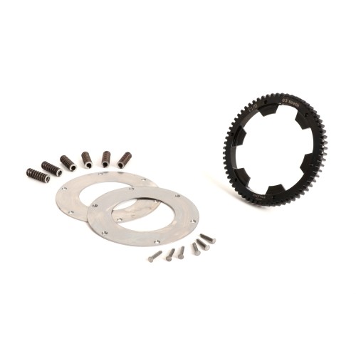 Corona Transmisión Primario Kit BGM PRO 63 Dientes Rectos Para Piñón Embrague 23-24-25 Dientes Vespa 125N, 125S, 150s, Sprint