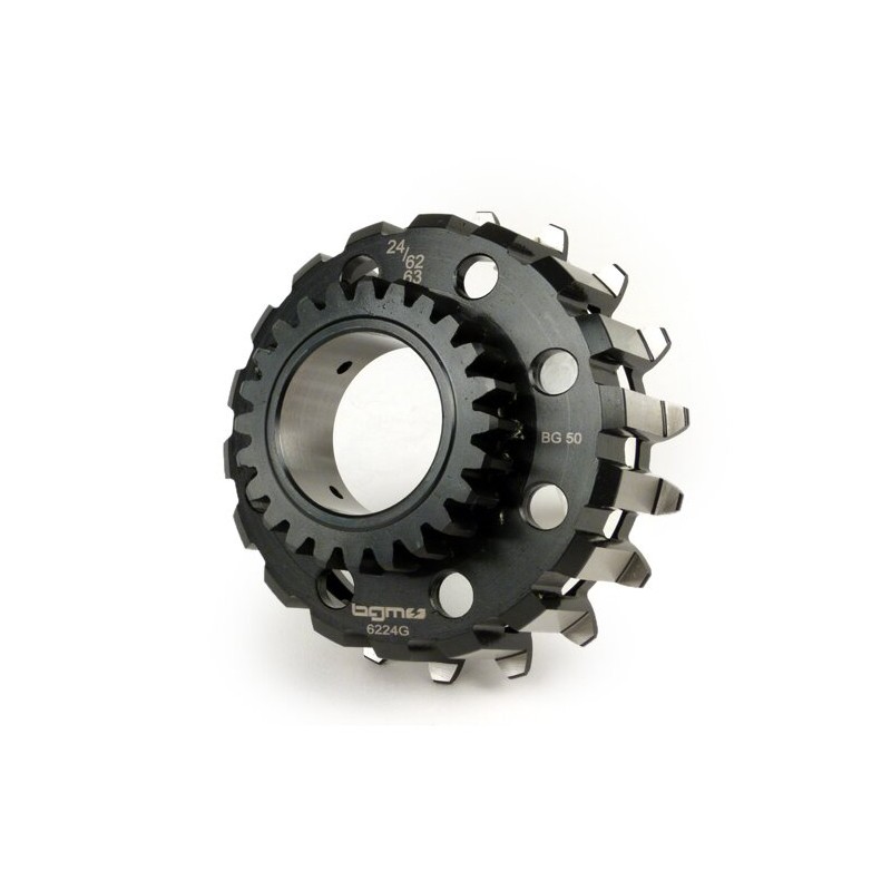 Piñón Campana Interior Embrague BGM PRO Cosa 2 24 Dientes Rectos Para Corona 62/63 Dientes, Vespa