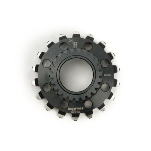 Piñón Campana Interior Embrague BGM PRO Cosa 2 24 Dientes Rectos Para Corona 62/63 Dientes, Vespa