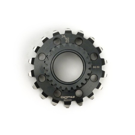 Piñón Campana Interior Embrague BGM PRO Cosa 2 24 Dientes Rectos Para Corona 62/63 Dientes, Vespa