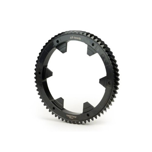 Corona Transmisión Primario BGM PRO 65 Dientes Helicoidales Vespa DS, DN, IRIS, TX, T5, PX Disco, Cosa