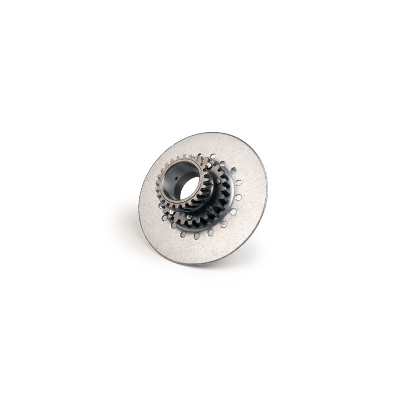 Piñón Campana Interior Embrague DRT 7 Muelles 22 Dientes Helicoidales Para Corona 65 Dientes Vespa DS, DN, IRIS, TX, T5