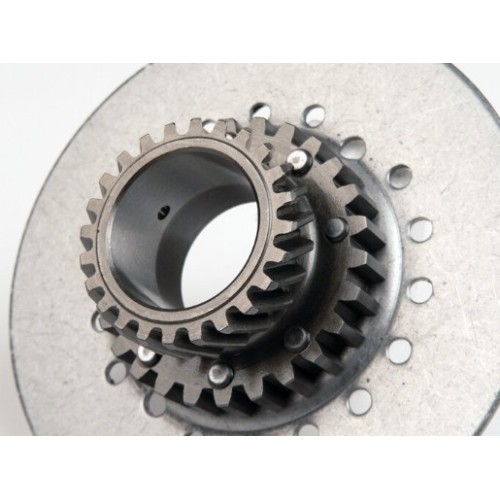 Piñón Campana Interior Embrague DRT 7 Muelles 22 Dientes Helicoidales Para Corona 65 Dientes Vespa DS, DN, IRIS, TX, T5