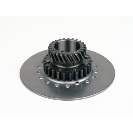 Piñón Campana Interior Embrague DRT 7 Muelles 24 Dientes Helicoidales Para Corona 65 Dientes Vespa DS, DN, IRIS, TX, T5
