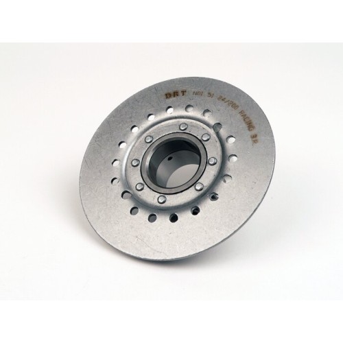 Piñón Campana Interior Embrague DRT 7 Muelles 24 Dientes Helicoidales Para Corona 65 Dientes Vespa DS, DN, IRIS, TX, T5