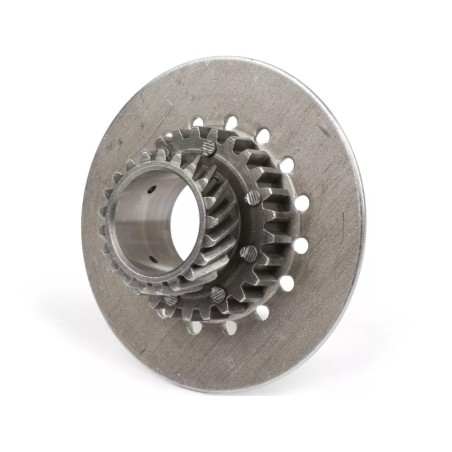Piñón Campana Interior Embrague 6 Muelles 21 Dientes Helicoidales Para Corona 67/68 Dientes Vespa CL, IRIS 125, Cosa 1 125