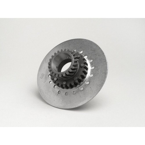 Piñón Campana Interior Embrague OEM 7 Muelles 23 Dientes Helicoidales Para Corona 65 Dientes Vespa DS, DN, IRIS, TX, T5