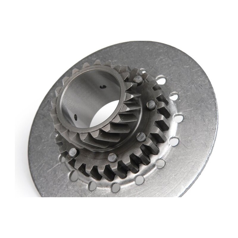 Piñón Campana Interior Embrague OEM 6 Muelles 20 Dientes Helicoidales Para Corona 67/68 Dientes Vespa CL, IRIS 125, Cosa 1 125