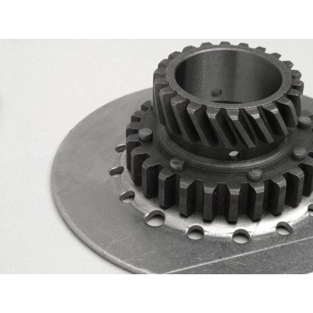 Piñón Campana Interior Embrague OEM 6 Muelles 22 Dientes Helicoidales Para Corona 67/68 Dientes Vespa CL, IRIS 125, Cosa 1 125