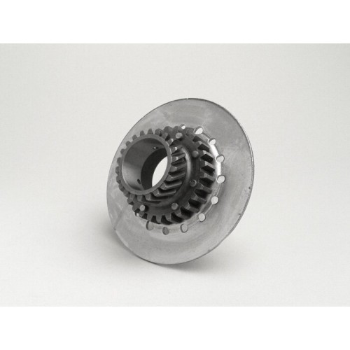 Piñón Campana Interior Embrague OEM 6 Muelles 22 Dientes Helicoidales Para Corona 67/68 Dientes Vespa CL, IRIS 125, Cosa 1 125