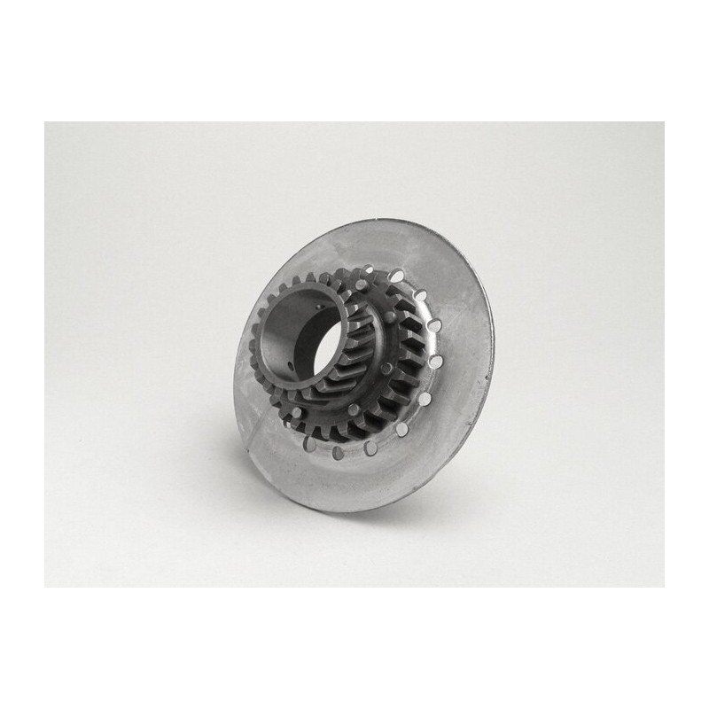 Piñón Campana Interior Embrague OEM 6 Muelles 22 Dientes Helicoidales Para Corona 67/68 Dientes Vespa CL, IRIS 125, Cosa 1 125