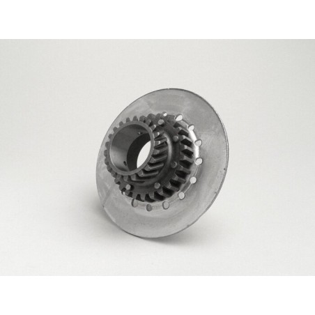 Piñón Campana Interior Embrague OEM 6 Muelles 22 Dientes Helicoidales Para Corona 67/68 Dientes Vespa CL, IRIS 125, Cosa 1 125