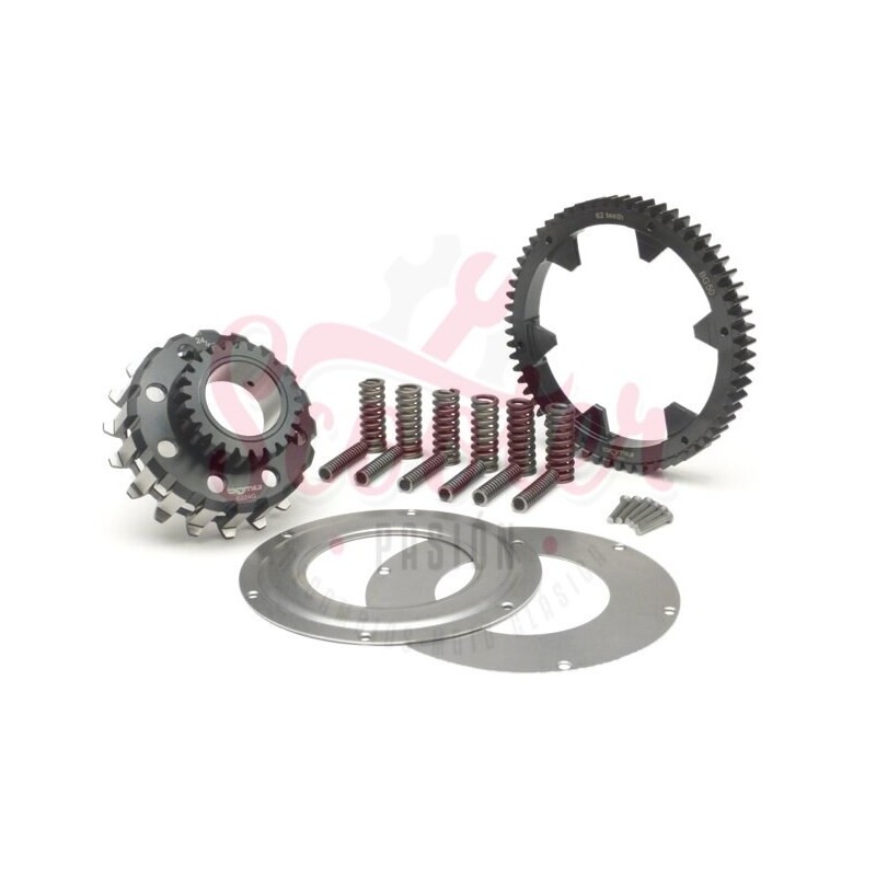 Piñón Campana Interior Embrague BGM PRO Cosa 2 25 Dientes Rectos Con Corona 62 Dientes Vespa PX Disco, Cosa 2