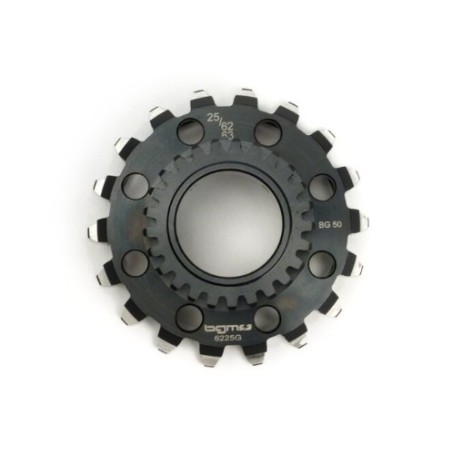 Piñón Campana Interior Embrague BGM PRO Cosa 2 25 Dientes Rectos Con Corona 62 Dientes Vespa PX Disco, Cosa 2