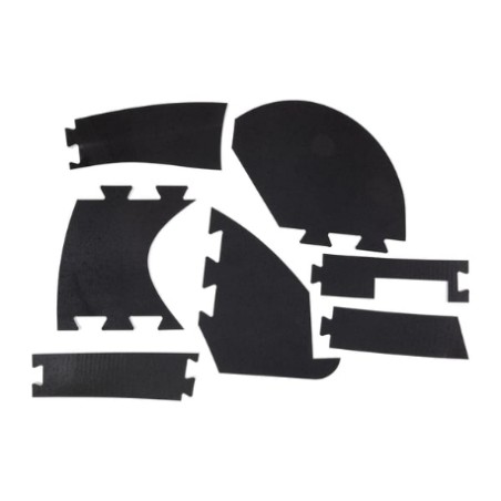 Panel Aislante SIP PERFORMANCE (225x290x15mm) para Cofano Derecho Motor Vespa CL, DS, DN, IRIS, TX, T5, PX Disco