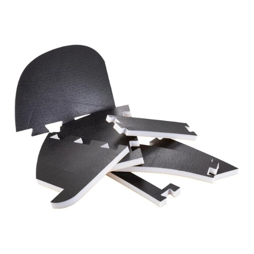 Panel Aislante SIP PERFORMANCE (225x290x15mm) para Cofano Izquierdo Rueda Repuesto Vespa CL, DS, DN, IRIS, TX, T5, PX Disco