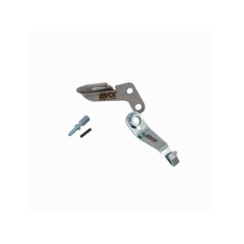 Kit Placa de Sujeción Cables y Palanca Baja Larga Leva Embrague EVOK Vespa 50/75, Super, SL, Primavera