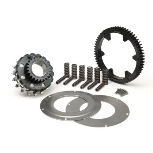 Piñón Campana Interior Embrague BGM PRO Cosa 2 23 Dientes Rectos Con Corona 63 Dientes Vespa PX Disco, Cosa 2