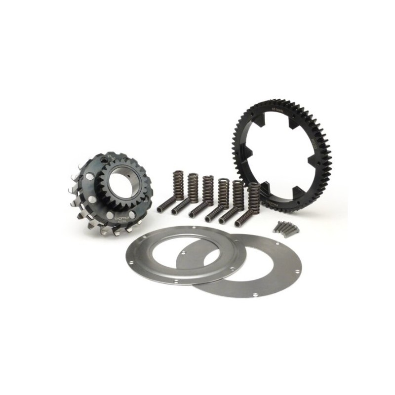 Piñón Campana Interior Embrague BGM PRO Cosa 2 23 Dientes Rectos Con Corona 63 Dientes Vespa PX Disco, Cosa 2
