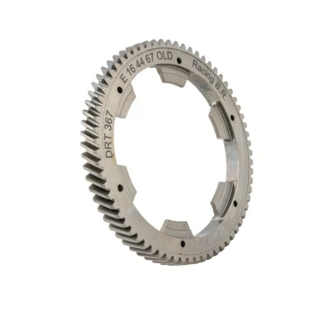 Corona Transmisión Primario DRT 67 Dientes Helicoidales Para Piñón Embrague 20-21-22-23 Dientes Vespa 125N,125S, 150s,150 Sprint