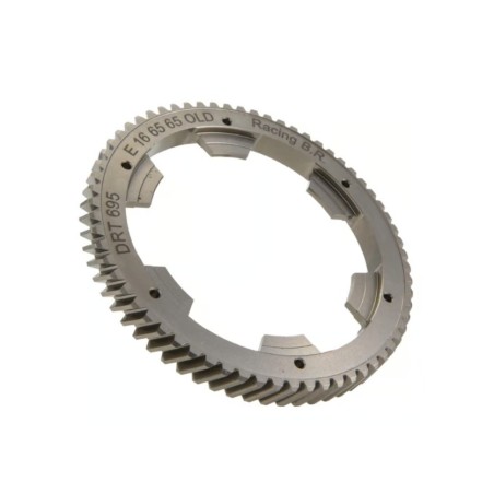 Corona Transmisión Primario DRT 65 Dientes Helicoidales Para Piñón Embrague 22-23-24 Dientes Vespa 125N, 125S, 150s, 150 Sprint