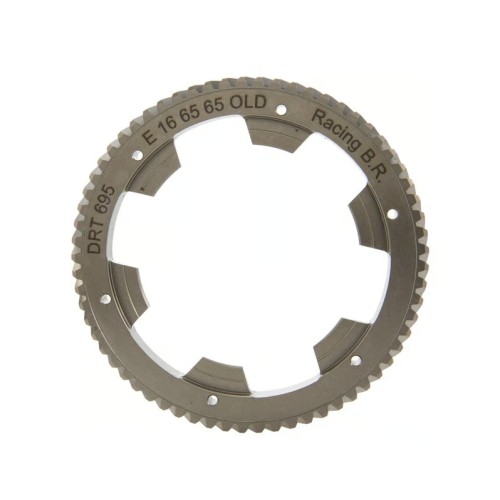 Corona Transmisión Primario DRT 65 Dientes Helicoidales Para Piñón Embrague 22-23-24 Dientes Vespa 125N, 125S, 150s, 150 Sprint