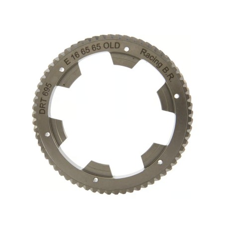 Corona Transmisión Primario DRT 65 Dientes Helicoidales Para Piñón Embrague 22-23-24 Dientes Vespa 125N, 125S, 150s, 150 Sprint