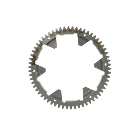 Corona Transmisión Primario DRT 62 Dientes Rectos Para Piñón Embrague DRT 23-24-25 Dientes Vespa DS, DN, IRIS, TX, T5, PX Disco