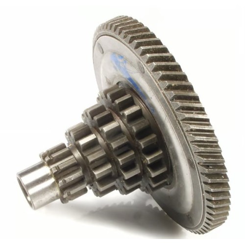 Eje Cambio Tren Fijo Piñón Múltiple PIAGGIO 12-13-17-21 (Corona 68 Dientes) Vespa IRIS 125, PX Disco 125/150, Cosa 125/150, T5